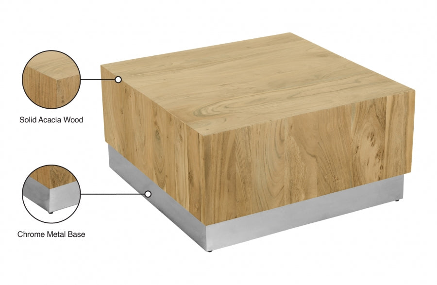 Table basse en acacia