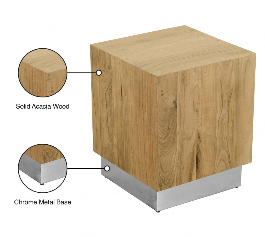 Table de bout en acacia