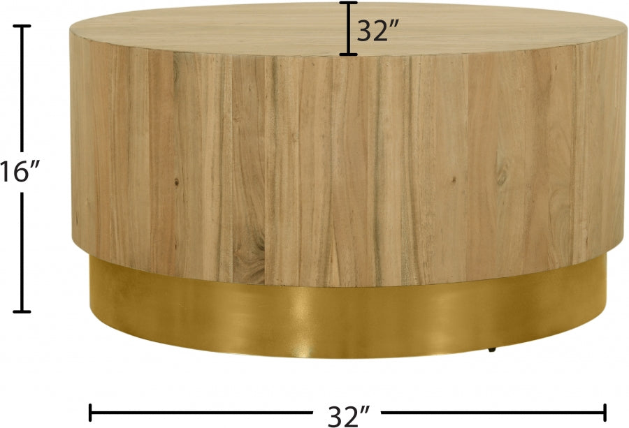 Table basse en acacia