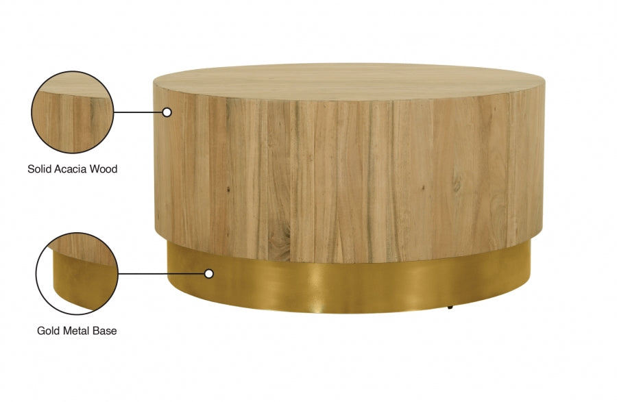 Table basse en acacia