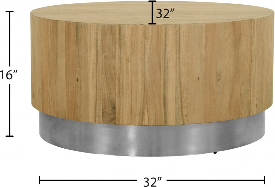 Table basse en acacia