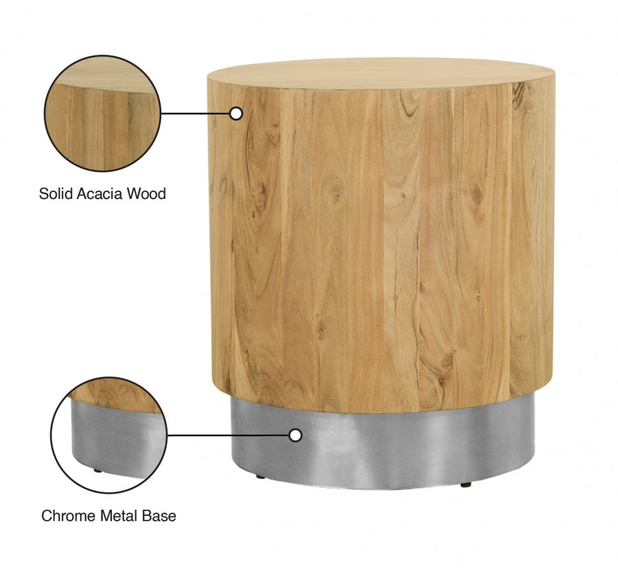 Table de bout en acacia