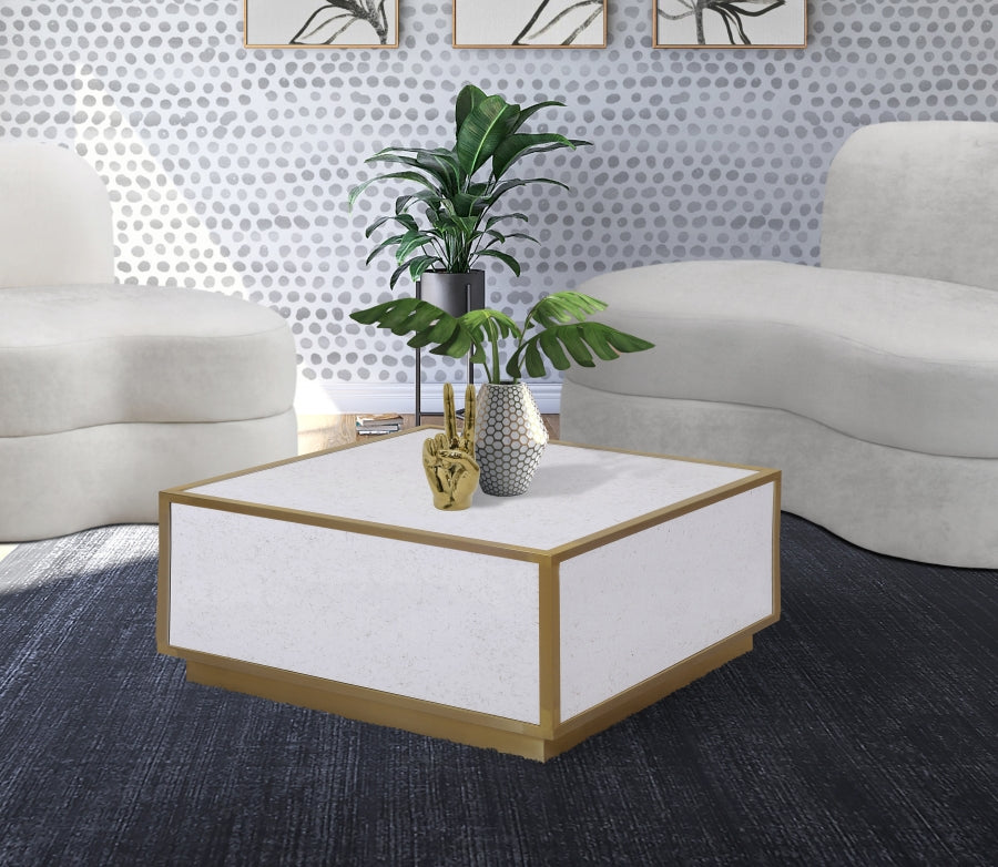 Table basse scintillante