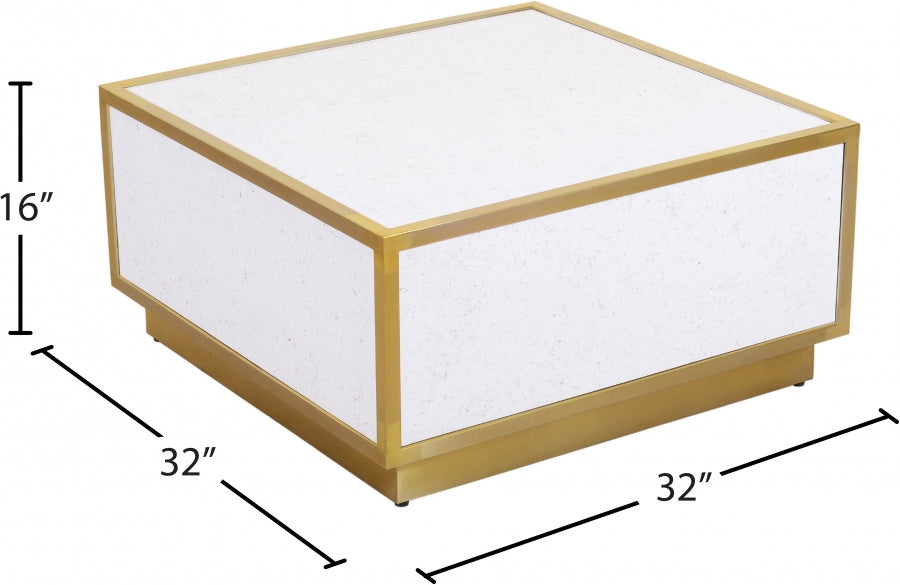 Table basse scintillante