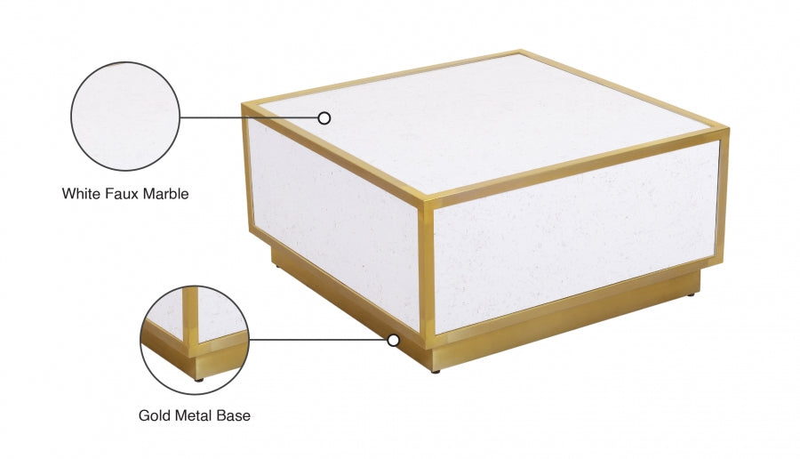Table basse scintillante