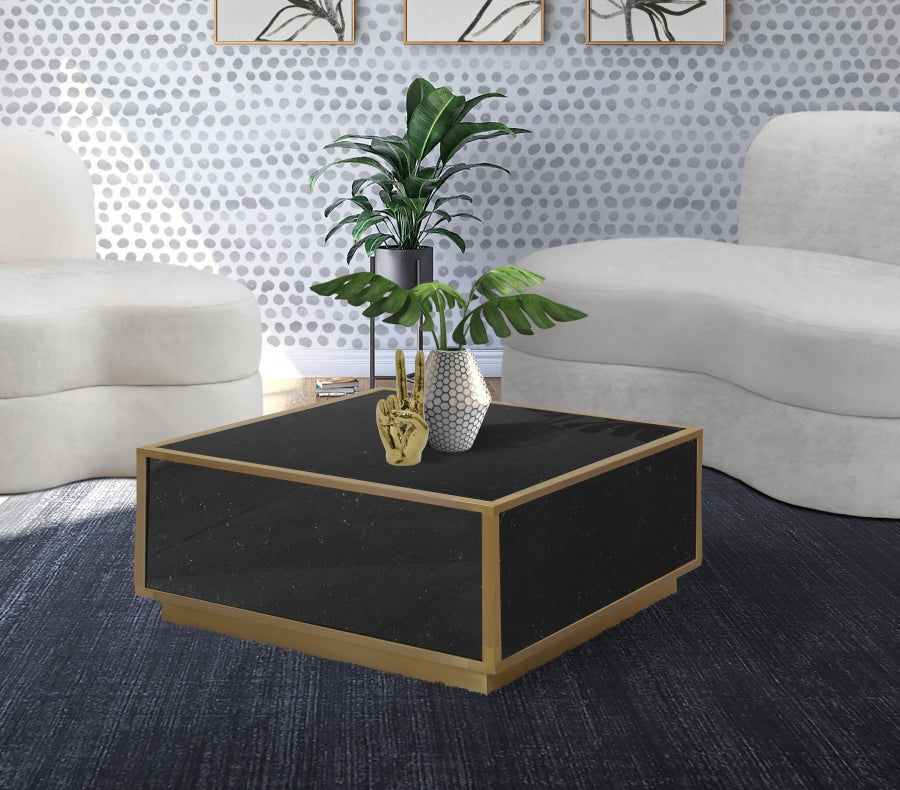 Table basse scintillante