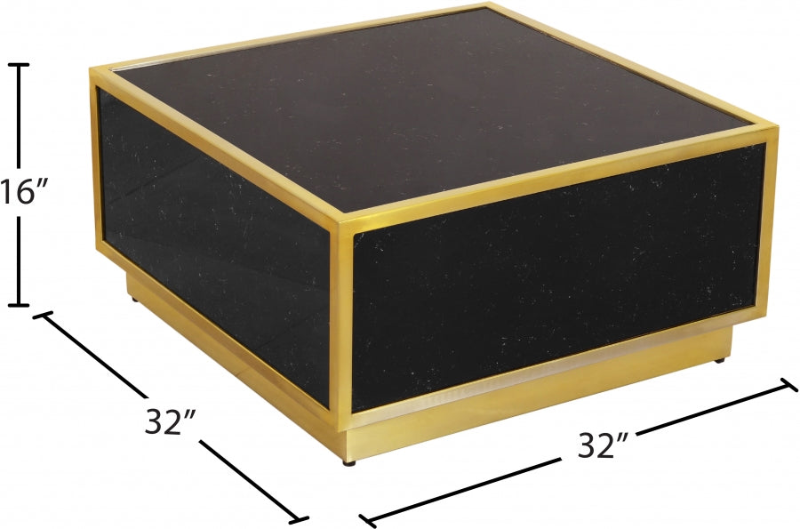 Table basse scintillante
