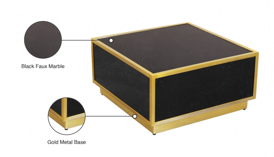 Table basse scintillante
