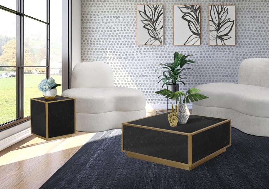 Table de bout scintillante