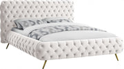 Lit en velours Delano