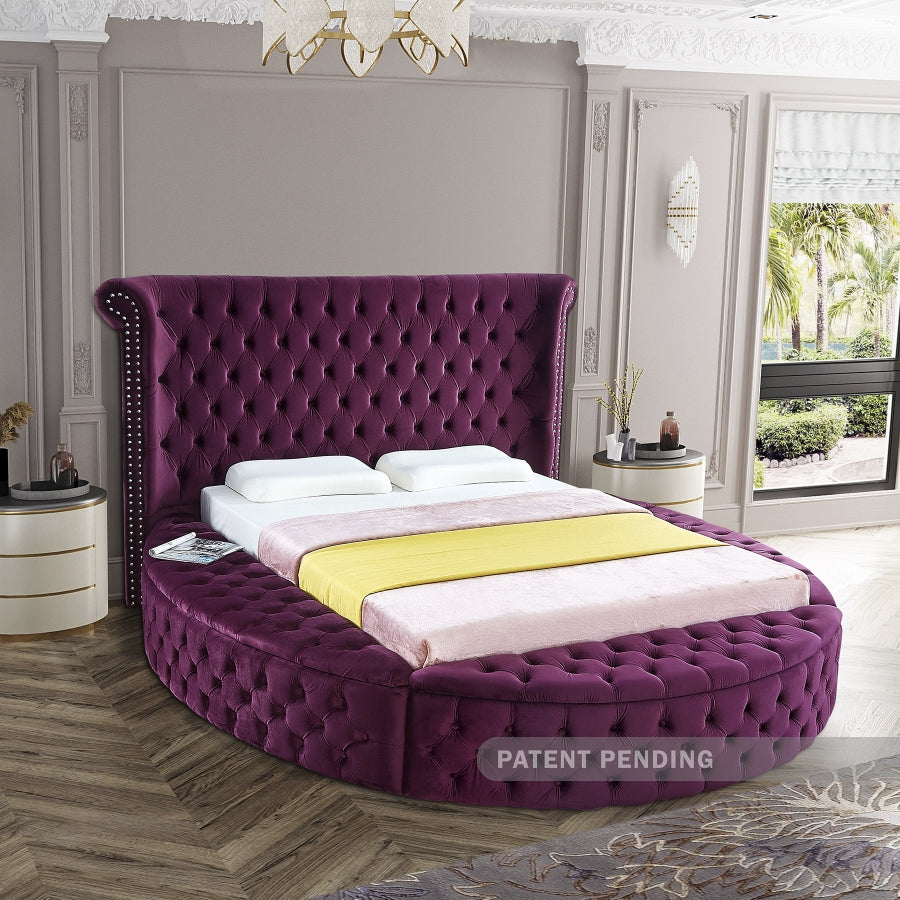 Lit en velours Luxus