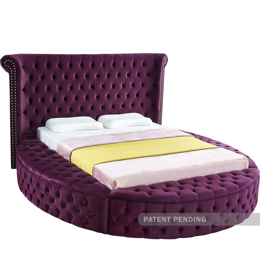 Lit en velours Luxus