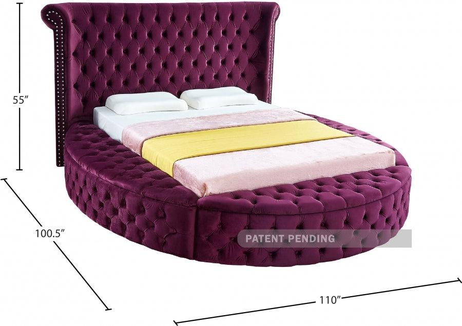 Lit en velours Luxus
