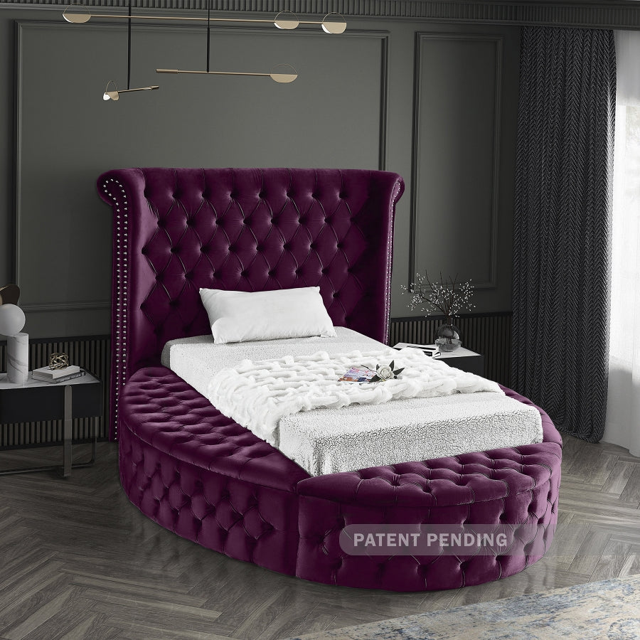 Lit en velours Luxus