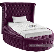Lit en velours Luxus