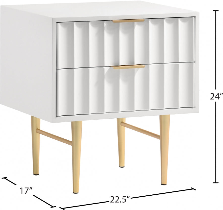 Table de chevet moderniste 