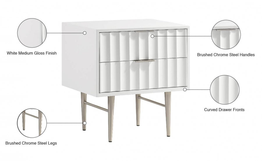 Table de chevet moderniste 