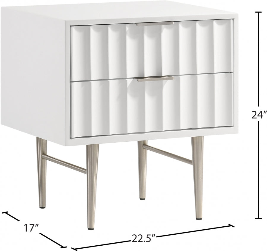 Table de chevet moderniste 