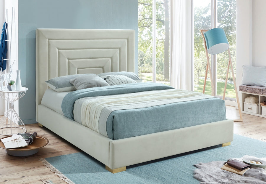 Lit en velours Nora