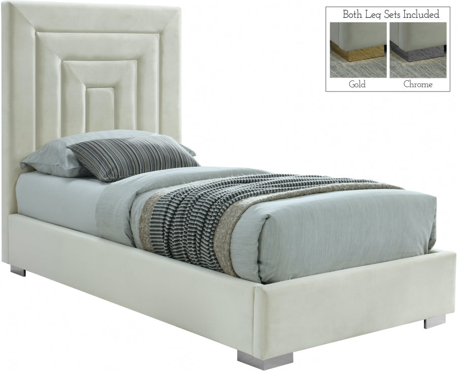 Lit en velours Nora