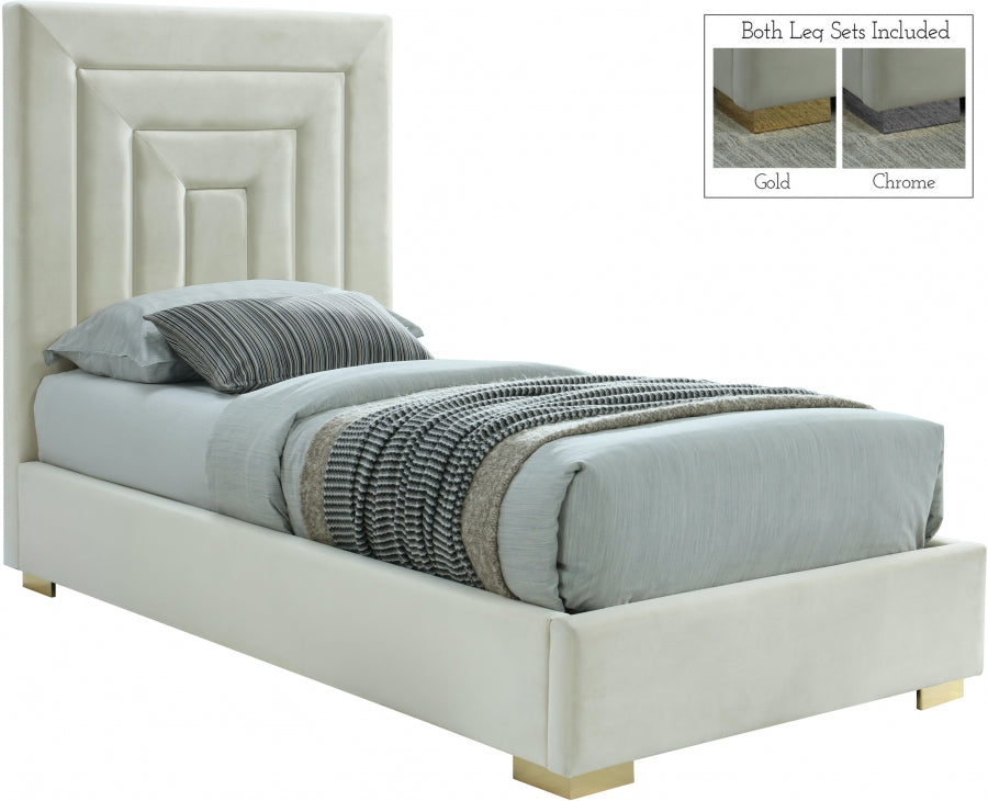 Lit en velours Nora