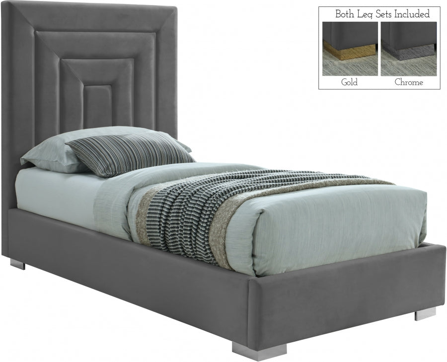 Lit en velours Nora