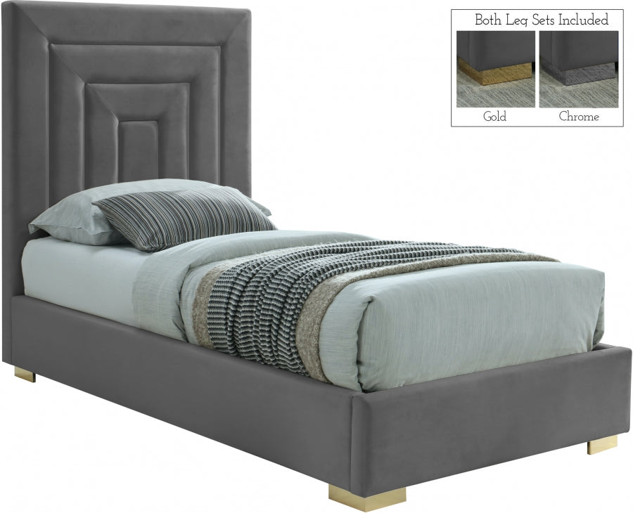 Lit en velours Nora