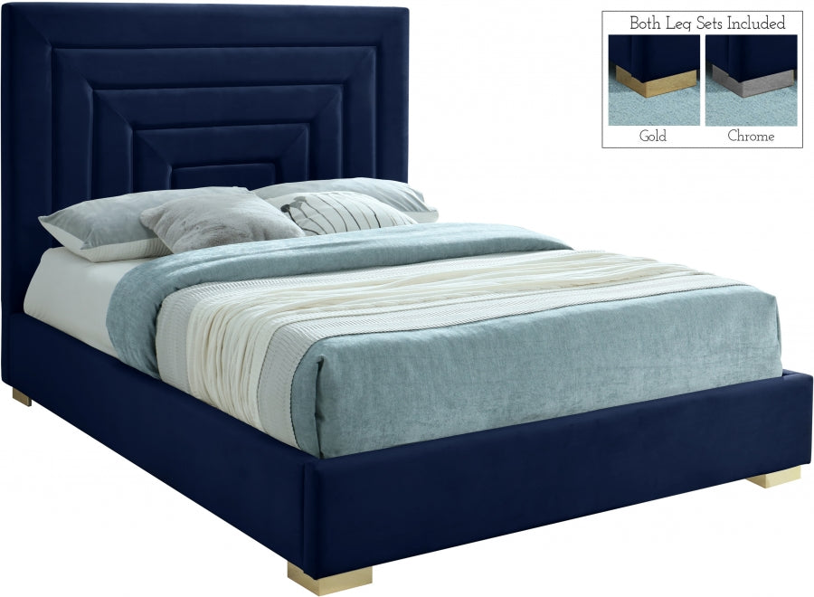 Lit en velours Nora