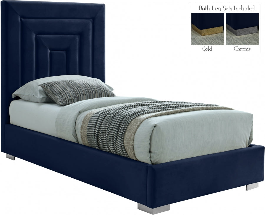 Lit en velours Nora