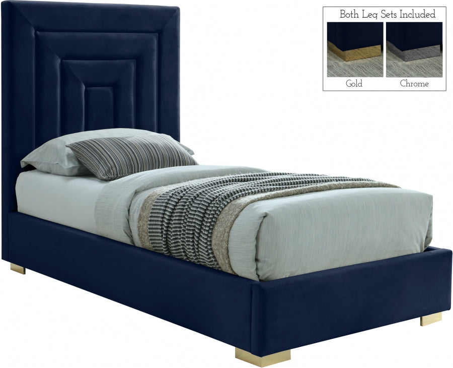 Lit en velours Nora