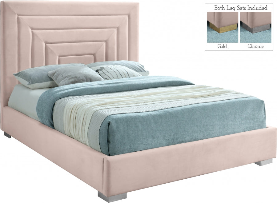 Lit en velours Nora