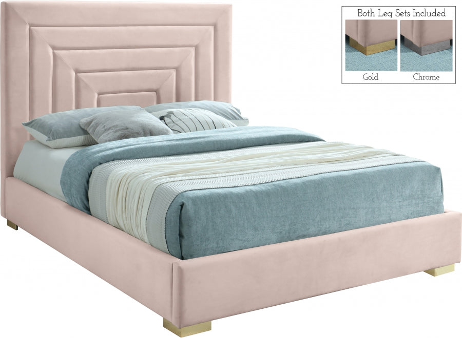 Lit en velours Nora