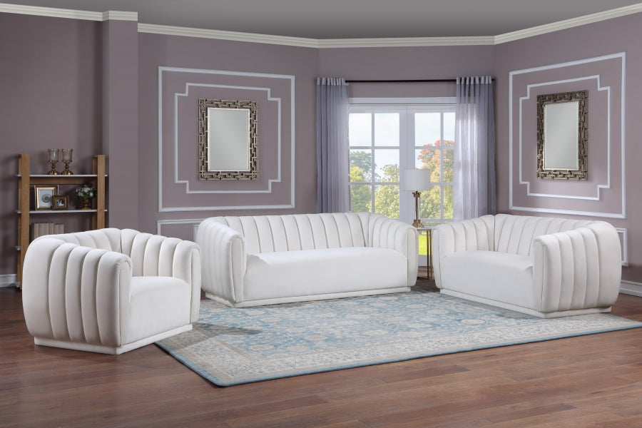 Causeuse en velours Dixie 