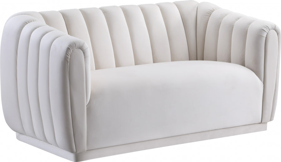 Causeuse en velours Dixie 