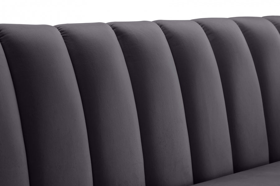 Causeuse en velours Dixie 