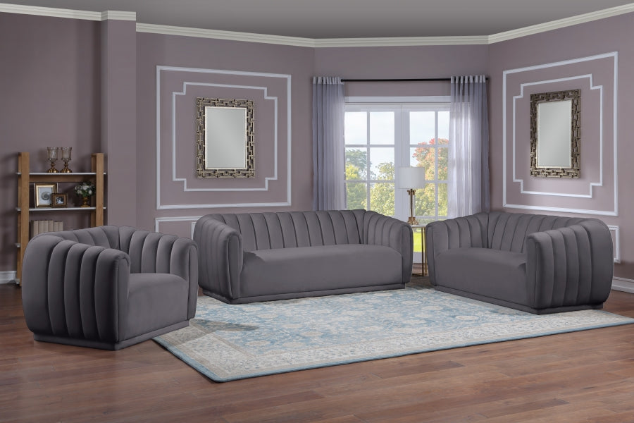 Causeuse en velours Dixie 
