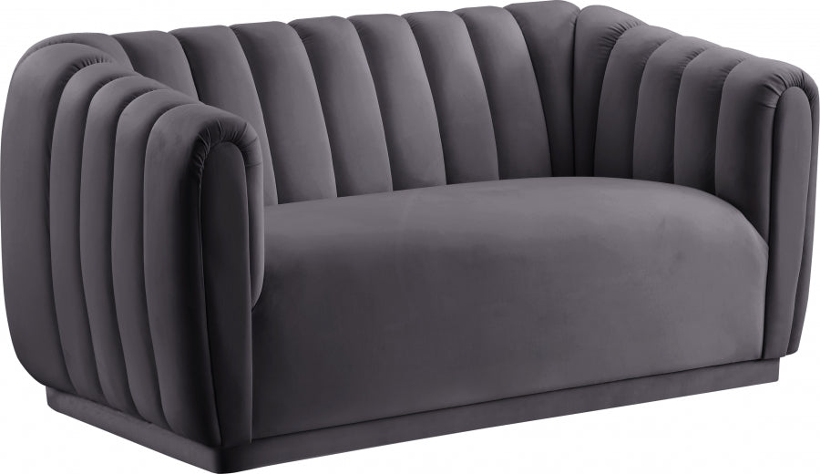 Causeuse en velours Dixie 