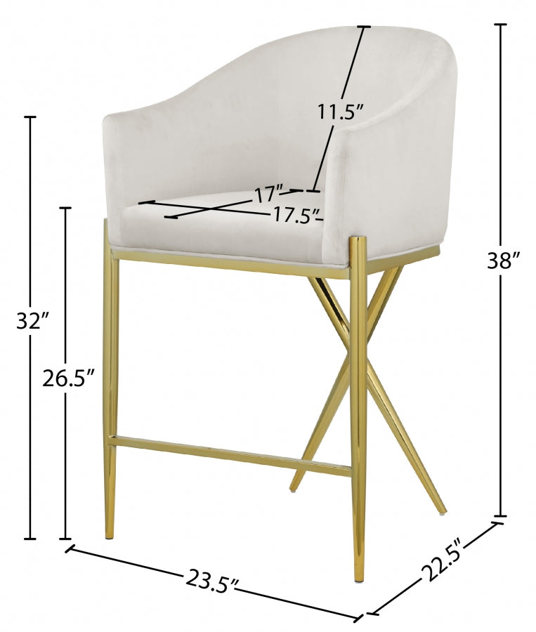 Tabouret de comptoir Xavier