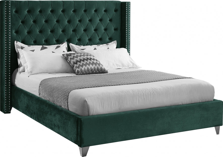 Lit en velours Aiden