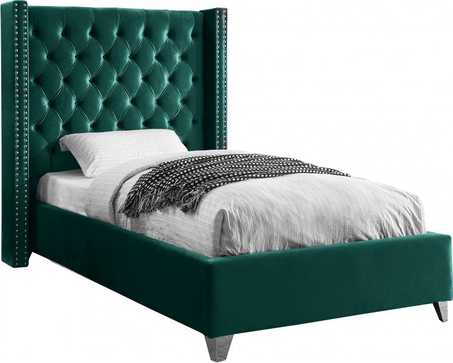 Lit en velours Aiden