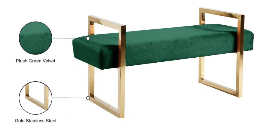 Banc en velours Olivia