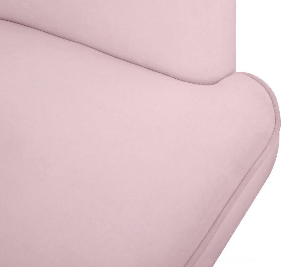 Chaise d'appoint en velours Rays
