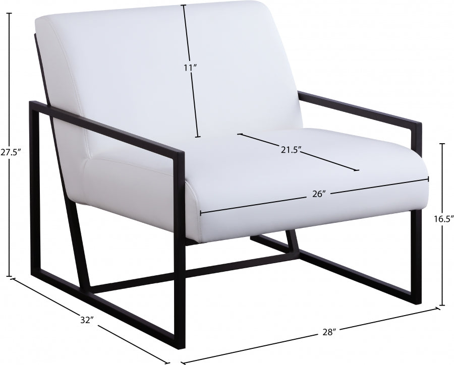 Chaise d'appoint Industry en similicuir
