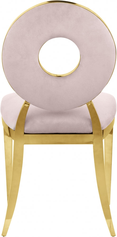 Chaise de salle à manger Carrousel en velours