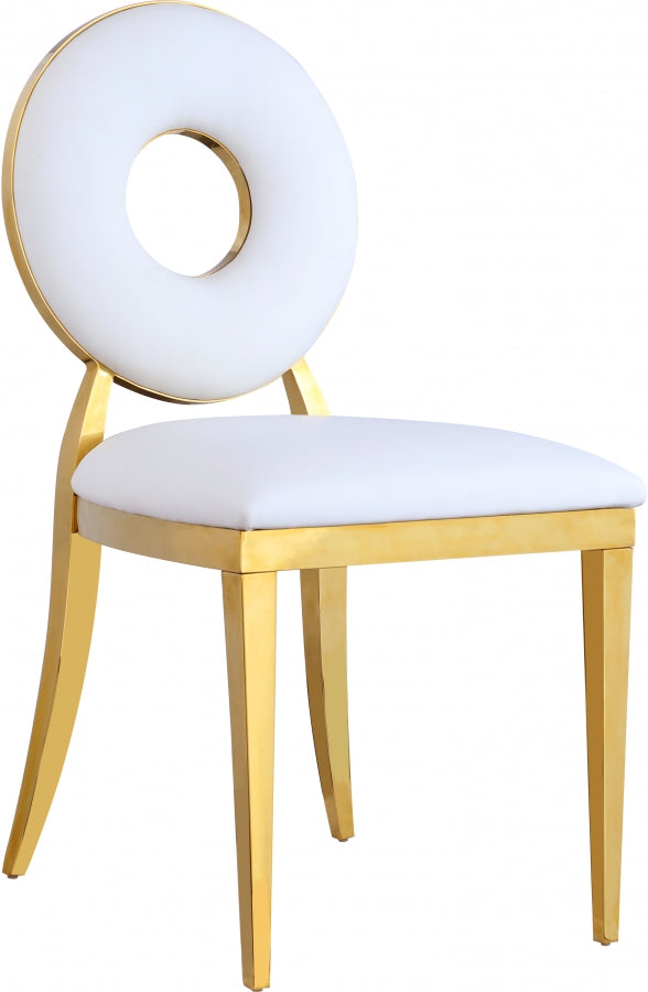 Chaise de salle à manger en similicuir Carousel