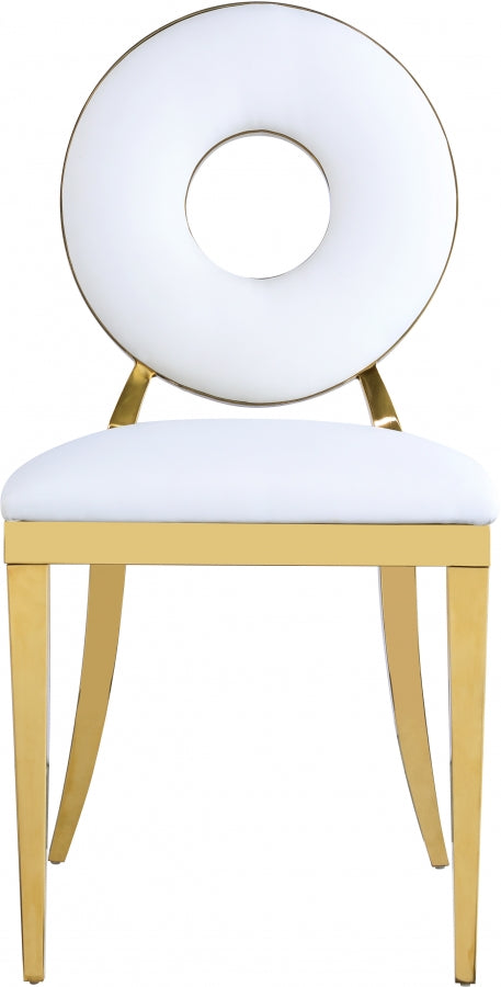 Chaise de salle à manger en similicuir Carousel