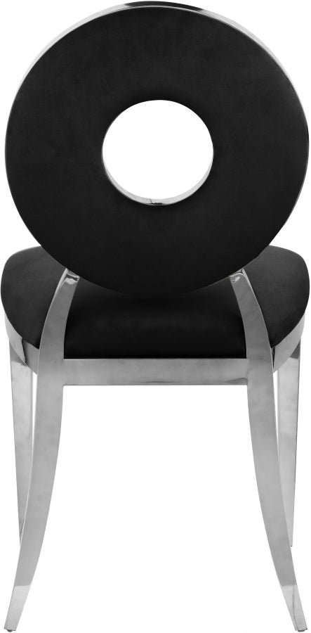 Chaise de salle à manger Carrousel en velours