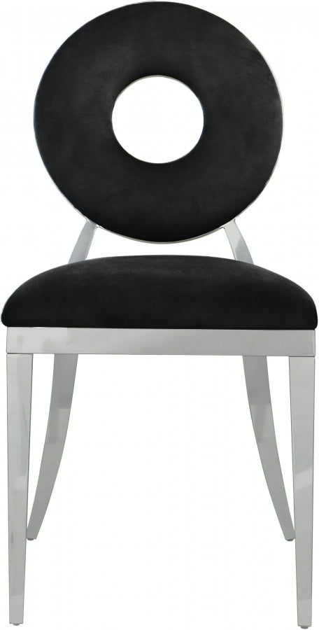 Chaise de salle à manger Carrousel en velours