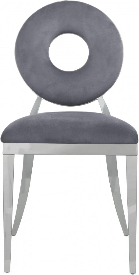 Chaise de salle à manger Carrousel en velours