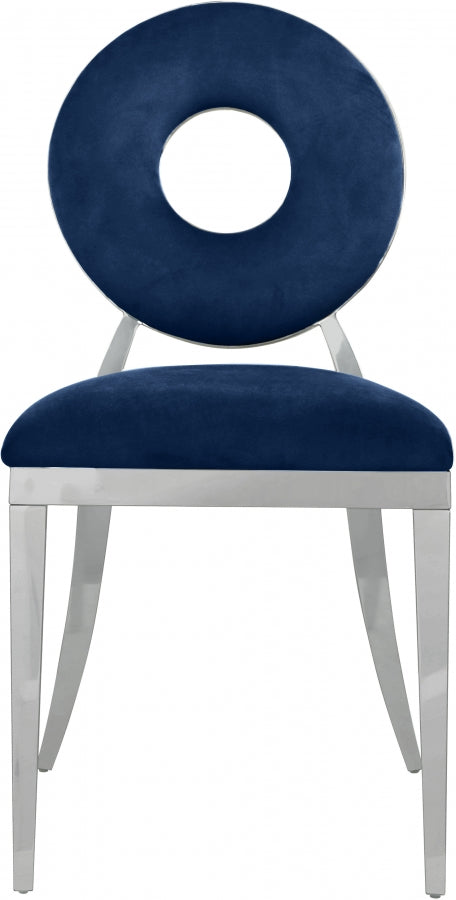 Chaise de salle à manger Carrousel en velours
